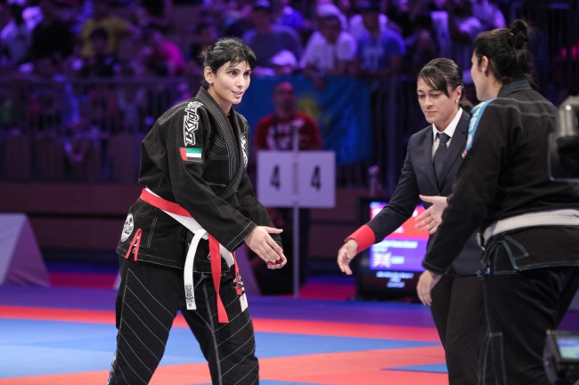 Princess of Dubai shows Women belong  On The Mats!